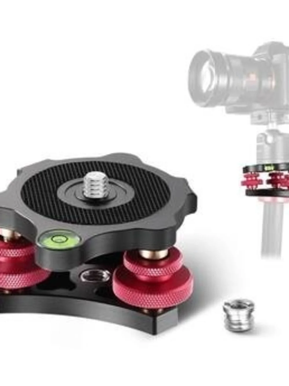 Tripod Leveling Base Bubble Level 3 Axis Tri Balance Panorama Macro Photography